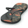 Schoenen Dames Slippers Havaianas SLIM ORGANIC Zwart / Orange