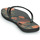 Schoenen Dames Slippers Havaianas SLIM ORGANIC Zwart / Orange