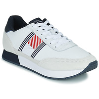 Schoenen Heren Lage sneakers Tommy Hilfiger Essential Runner Flag Leather Wit