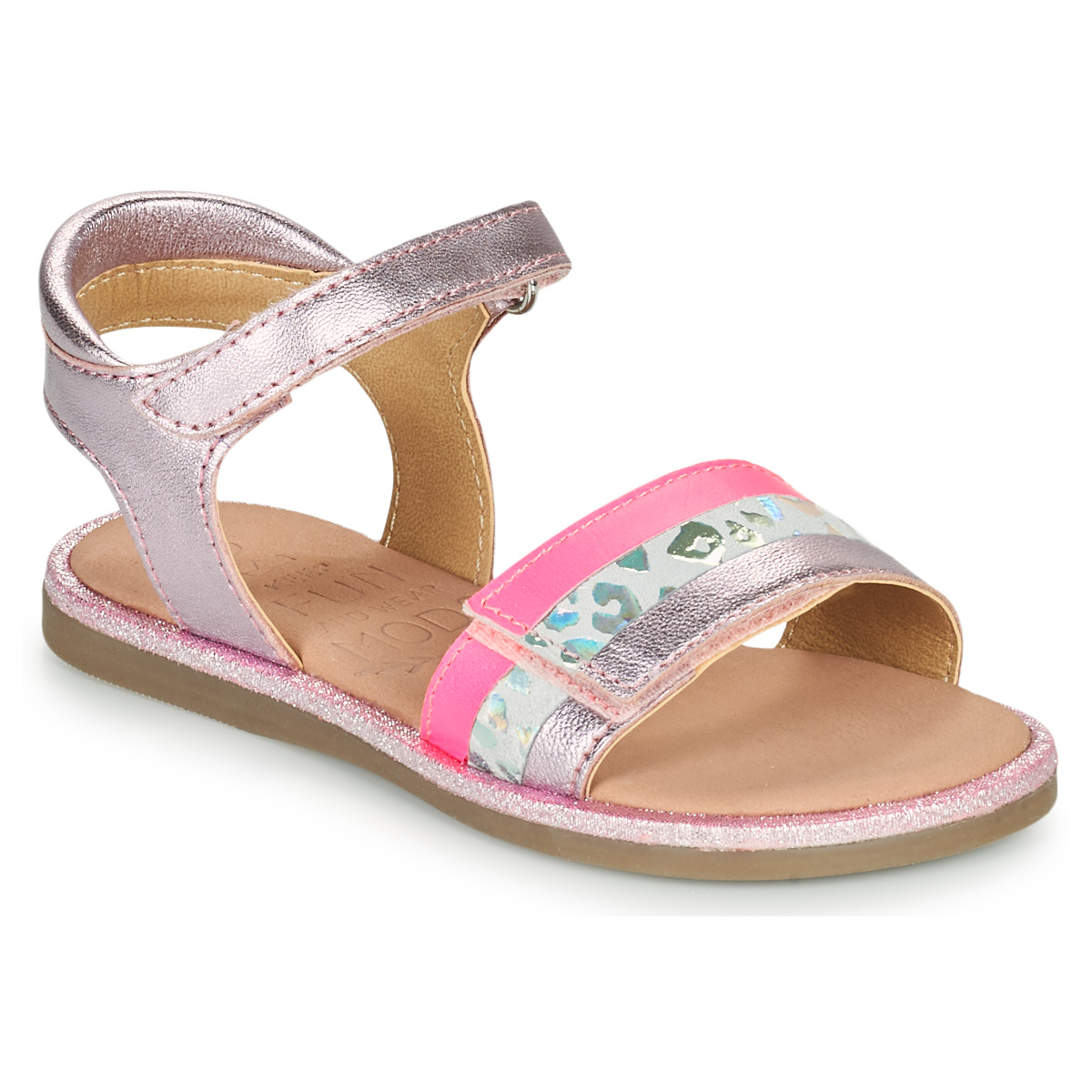 Schoenen Meisjes Sandalen / Open schoenen Mod'8 PAGANISA Violet / Roze