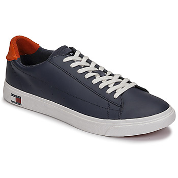 Schoenen Heren Lage sneakers Tommy Jeans Leather Low Cut Vulc Blauw