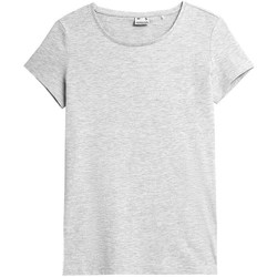 Textiel Dames T-shirts korte mouwen 4F TSD350 Gris