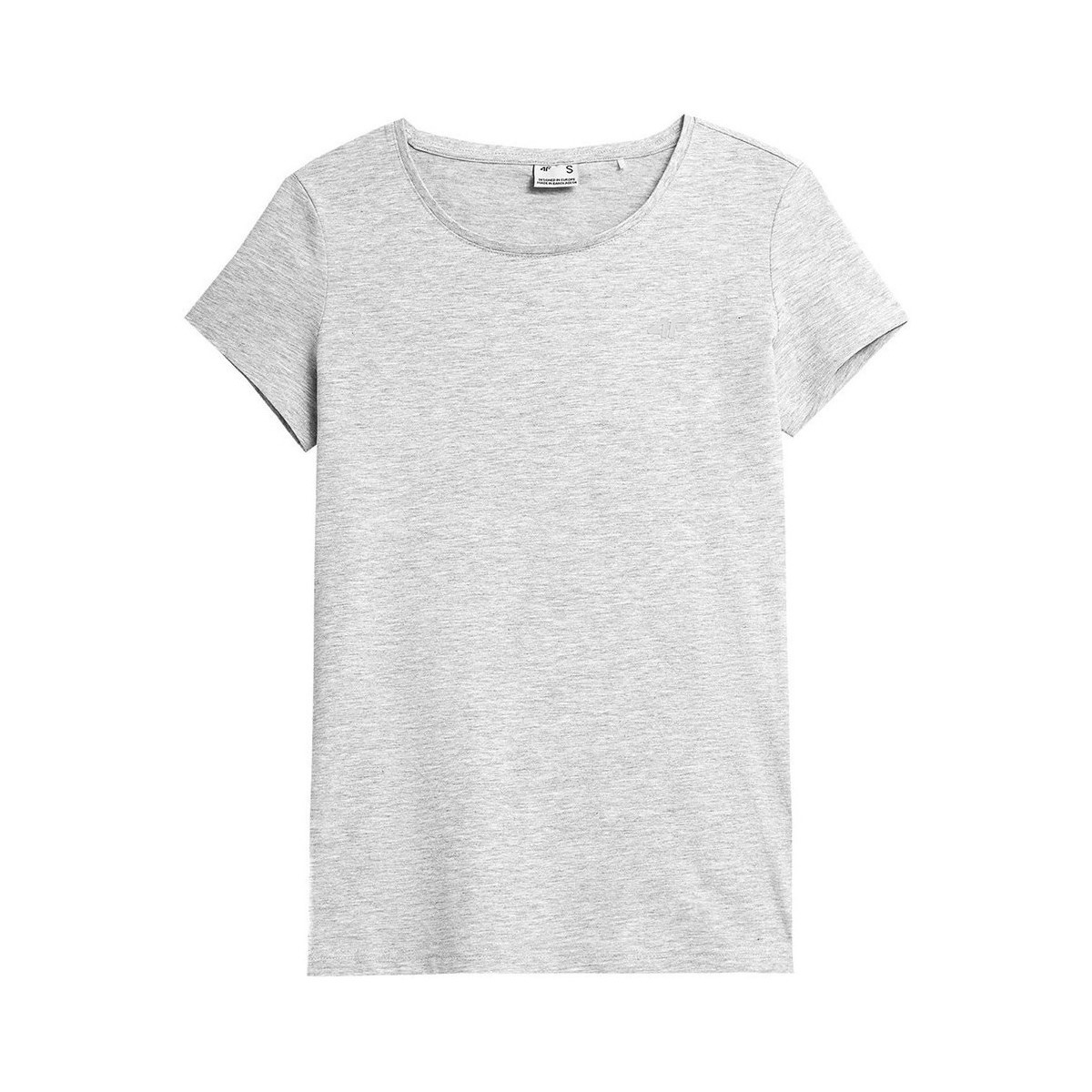 Textiel Dames T-shirts korte mouwen 4F TSD350 Grijs