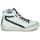 Schoenen Dames Hoge sneakers Meline NKC320 Wit / Zwart / Leo