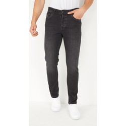 Textiel Heren Skinny jeans True Rise Spijkerbroek Stretch Regular Fit Grijs