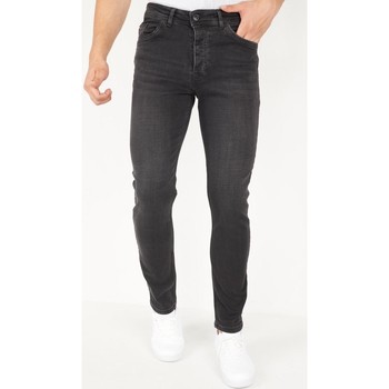Textiel Heren Skinny jeans True Rise Spijkerbroek Straight Fit Grijs