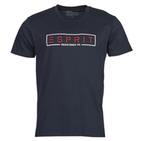 Textiel Heren T-shirts korte mouwen Esprit BCI N cn aw ss Marine