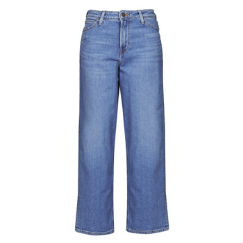 Textiel Dames Straight jeans Lee WIDE LEG LONG Blauw