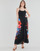 Textiel Dames Lange jurken Desigual VEST_POMELO Zwart / Multicolour