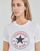 Textiel Dames T-shirts korte mouwen Converse Chuck Patch Classic Tee Wit