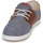 Schoenen Heren Lage sneakers Faguo CYPRESS COTTON LEATHER Blauw / Brown