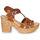 Schoenen Dames Sandalen / Open schoenen Ulanka KAROLA Cognac