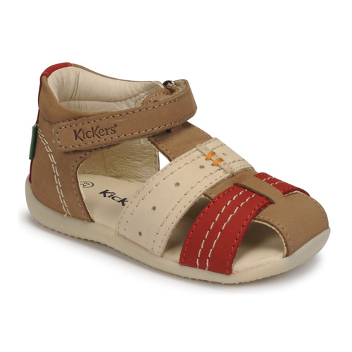 Schoenen Kinderen Sandalen / Open schoenen Kickers BIGBAZAR-2 Brown / Beige / Bordeaux