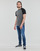 Textiel Heren T-shirts korte mouwen Superdry VINTAGE BASEBALL TEE Rich / Charcoal / Marl /  zwart