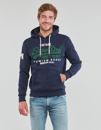 Textiel Heren Sweaters / Sweatshirts Superdry VL HOOD Marine