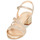 Schoenen Dames Sandalen / Open schoenen Cosmo Paris ZEDI-GLIT Platinum
