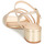 Schoenen Dames Sandalen / Open schoenen Cosmo Paris ZEDI-GLIT Platinum
