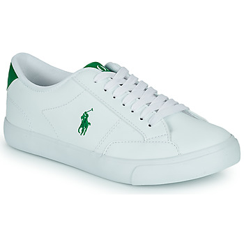 Schoenen Kinderen Lage sneakers Polo Ralph Lauren THERON IV Wit / Groen