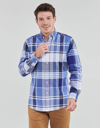 Textiel Heren Overhemden lange mouwen Polo Ralph Lauren Z216SC31 Blauw