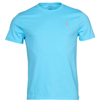 Textiel Heren T-shirts korte mouwen Polo Ralph Lauren K221SC08 Blauw / French / Turquoise