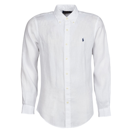 Textiel Heren Overhemden lange mouwen Polo Ralph Lauren Z221SC19 Wit