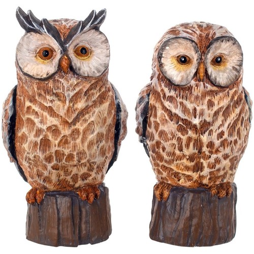 Wonen Beeldjes Signes Grimalt Figuur Owl 2-Eenheden Brown