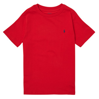 Textiel Meisjes T-shirts korte mouwen Polo Ralph Lauren NOUVILE Rood