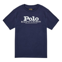 Textiel Jongens T-shirts korte mouwen Polo Ralph Lauren SOIMINE Marine
