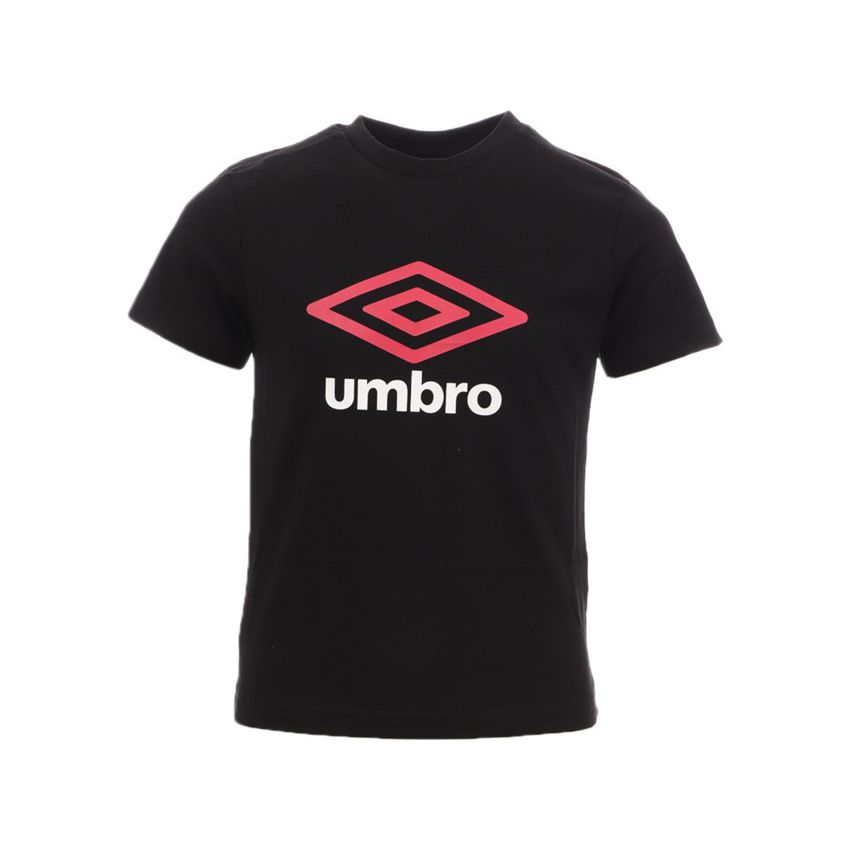 Textiel Jongens T-shirts & Polo’s Umbro  Zwart