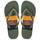 Schoenen Heren Slippers Havaianas BRASIL TECH Kaki / Orange