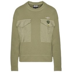 Textiel Dames Sweaters / Sweatshirts Aeronautica Militare FE1617DF43439 Olive