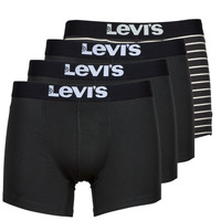 Ondergoed Heren Boxershorts Levi's SOLID BASIC X4 Zwart