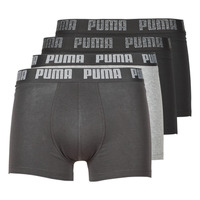 Ondergoed Heren Boxershorts Puma PUMA BASIC X4 Zwart / Zwart / Grijs / Grijs