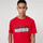 Textiel Heren T-shirts & Polo’s BOSS T-shirt  Boss Regular Fit Rouge avec logo artistique Rood