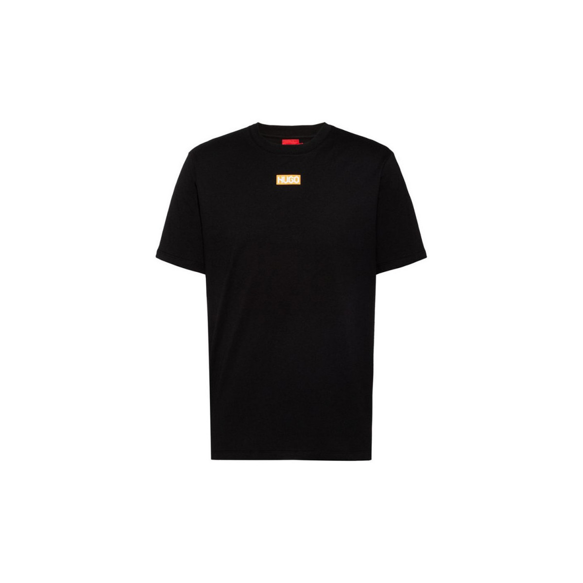 Textiel Heren T-shirts & Polo’s BOSS T-shirt  Durned212 Regular Fit Noir Zwart