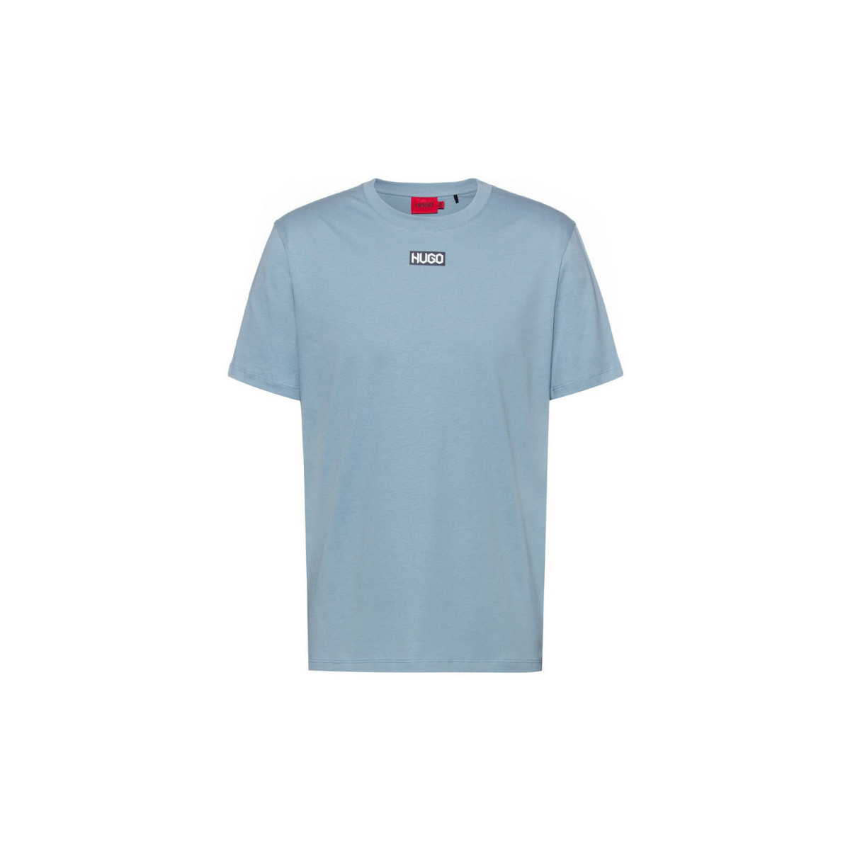 Textiel Heren T-shirts & Polo’s BOSS T-shirt  Durned212 Regular Fit Bleu Blauw
