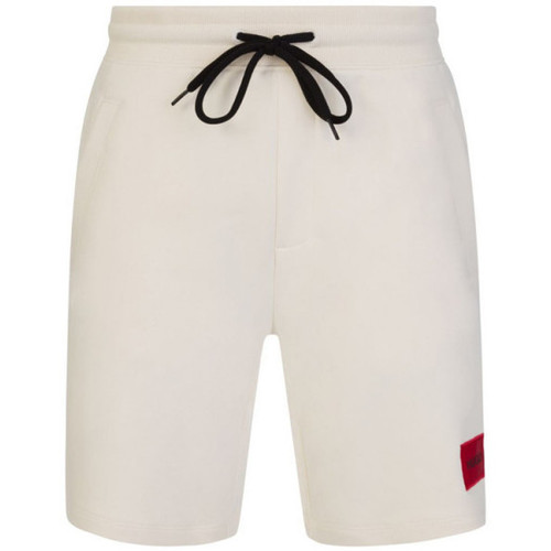 Textiel Heren Korte broeken / Bermuda's BOSS Short  Diz212 Relaxed Fit en coton beige Beige