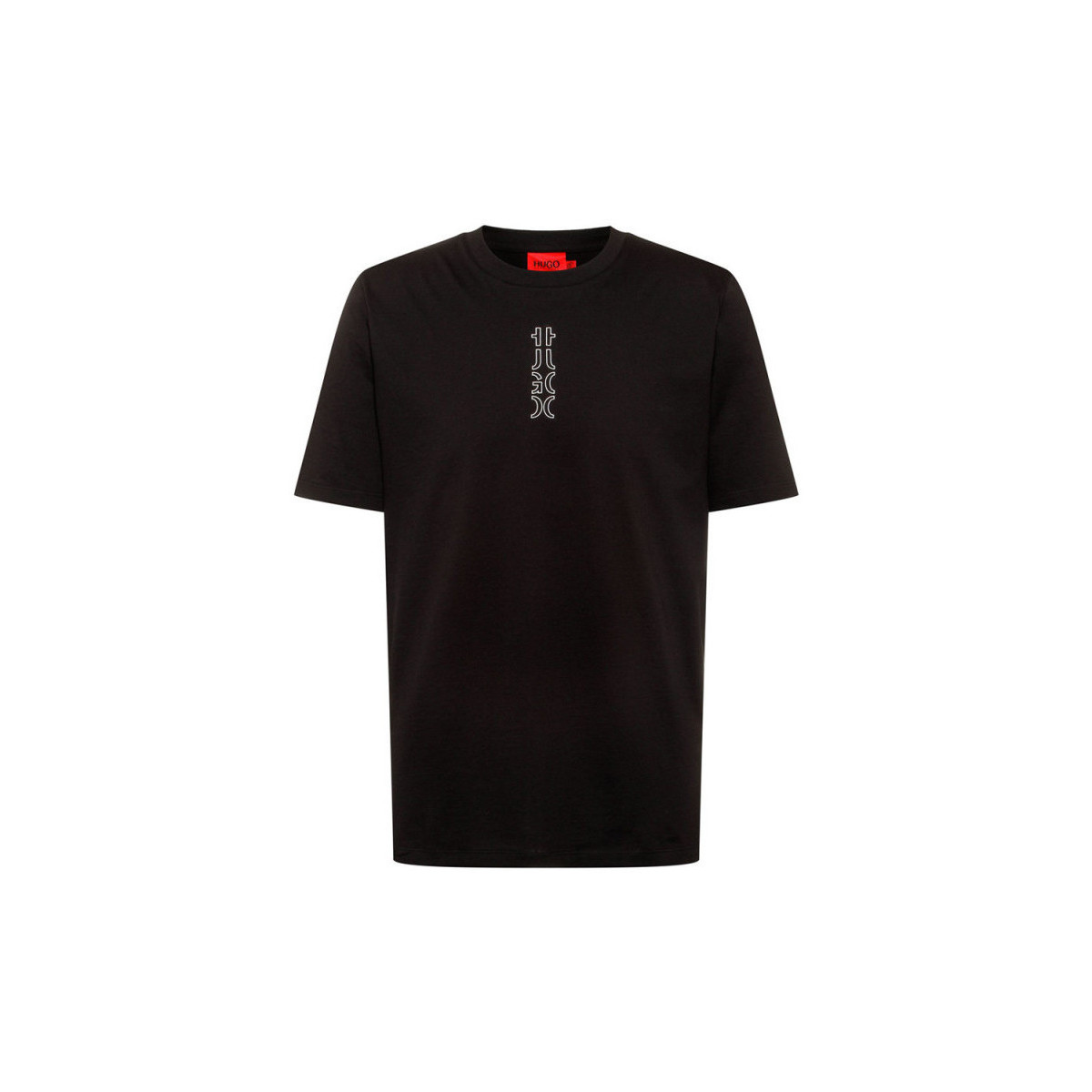 Textiel Heren T-shirts & Polo’s BOSS T-shirt  Durned213 noir/blanc Zwart