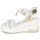 Schoenen Dames Sandalen / Open schoenen NeroGiardini E219045D-707 Wit / Goud