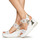 Schoenen Dames Sandalen / Open schoenen NeroGiardini E219045D-707 Wit / Goud