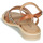 Schoenen Dames Sandalen / Open schoenen NeroGiardini E218673D-660 Brown / Goud