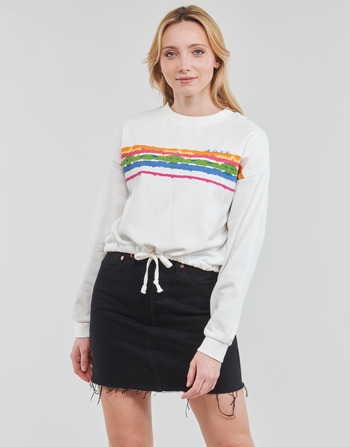 Textiel Dames Sweaters / Sweatshirts Roxy FEELING SALTY CREW A Wit