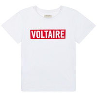 Textiel Jongens T-shirts korte mouwen Zadig & Voltaire EPICEE Wit
