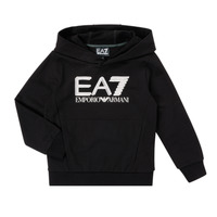 Textiel Jongens Sweaters / Sweatshirts Emporio Armani EA7 CITRONE Zwart