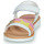 Schoenen Meisjes Sandalen / Open schoenen Pablosky TREGO Wit / Roze / Orange