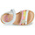 Schoenen Meisjes Sandalen / Open schoenen Pablosky TREGO Wit / Roze / Orange