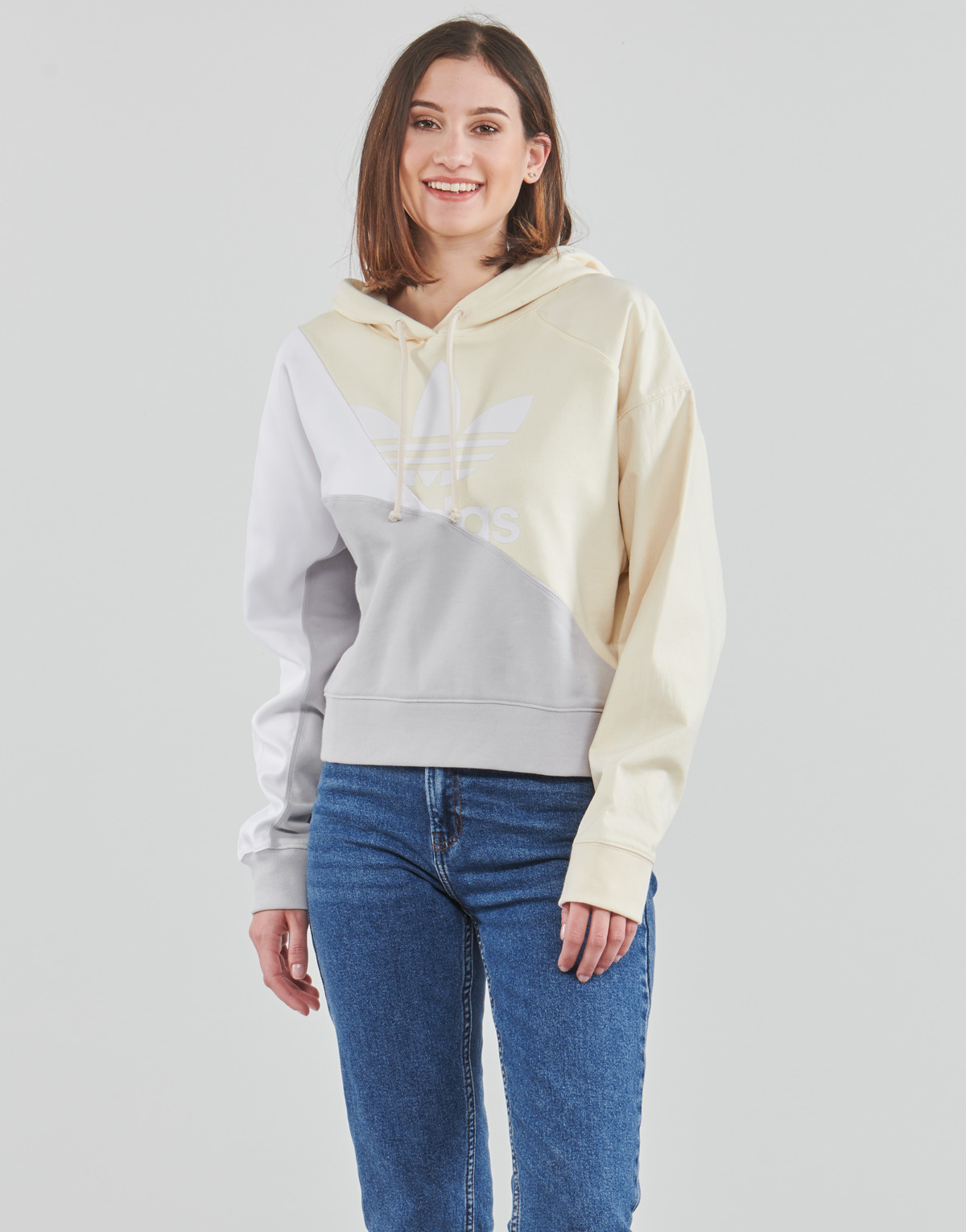 Textiel Dames Sweaters / Sweatshirts adidas Originals HOODIE Wit