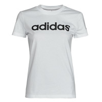 Textiel Dames T-shirts korte mouwen Adidas Sportswear LIN T-SHIRT Wit /  zwart