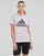 Textiel Dames T-shirts korte mouwen adidas Performance BL T-SHIRT Almost / Roze /  zwart