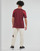 Textiel Heren T-shirts korte mouwen adidas Performance FI 3 Stripes Tee Shadow / Rood